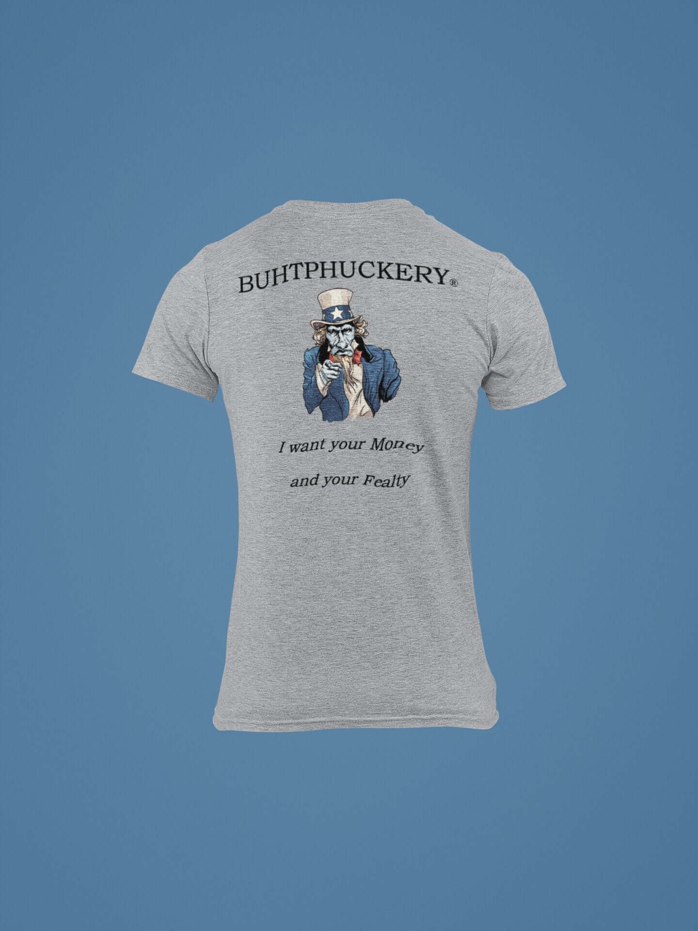 UNCLE SCAM: Funny Political Large Graphic T-Shirt - BUHTPHUCKERY