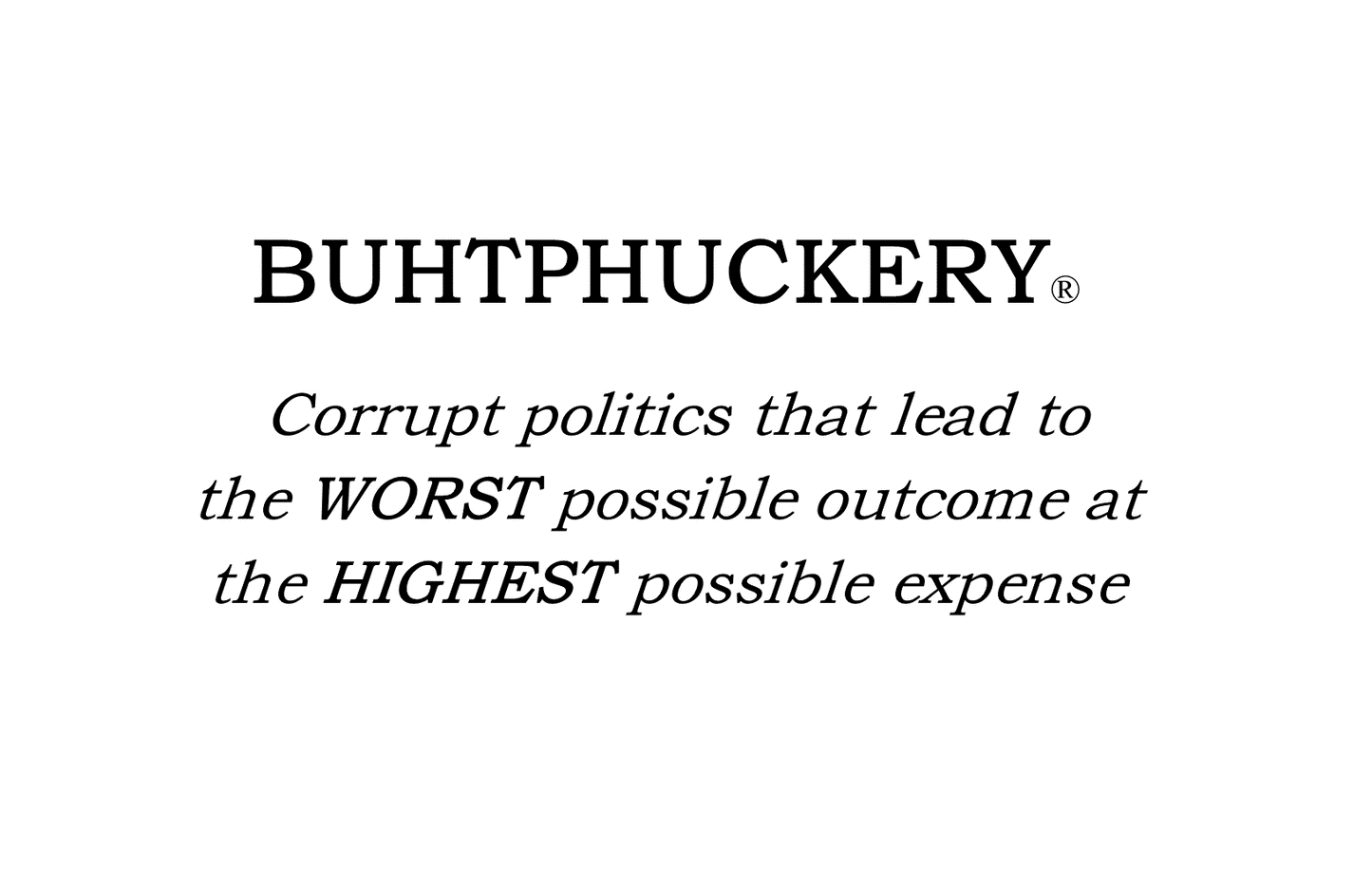 UNCLE SCAM: Funny Political Large Graphic T-Shirt - BUHTPHUCKERY