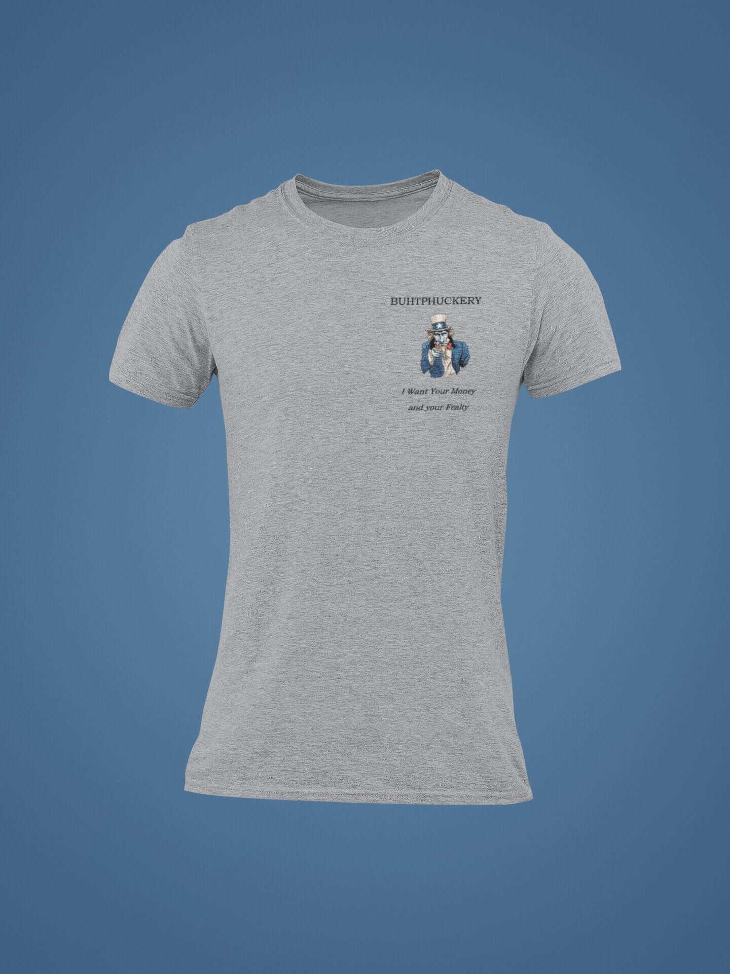 UNCLE SCAM: Funny Political Small Graphic T-Shirt - BUHTPHUCKERY